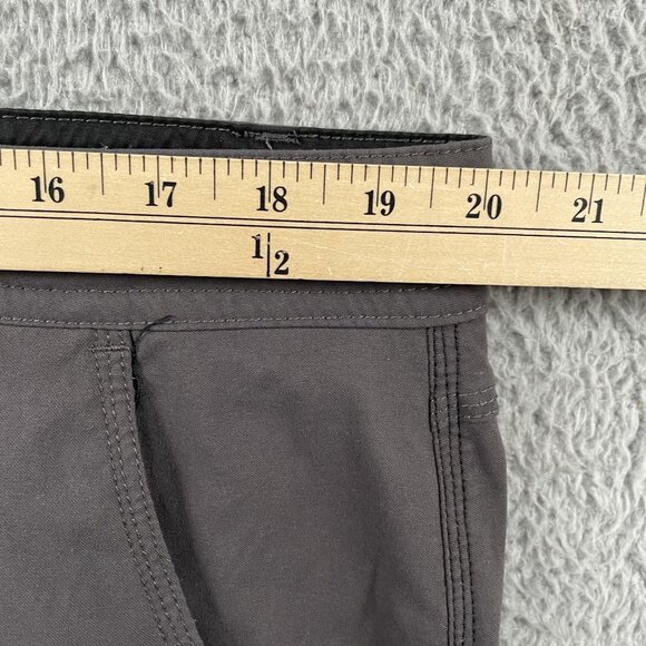 PraNa Hiking Pants Mens XXL 40x32 Zion Stretch Belted Cargo Nylon Roll up - Picture 4 of 10